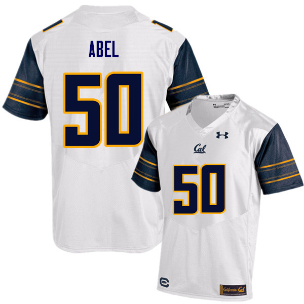 Men #50 Hunter Abel Cal Bears (California Golden Bears College) Football Jerseys Sale-White
